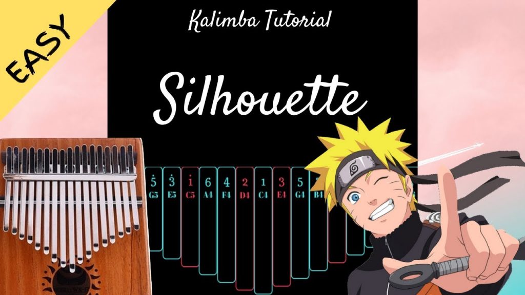 Silhouette - KANA-BOON (Naruto Shippuden OP 16) | Kalimba Tutorial (Easy)