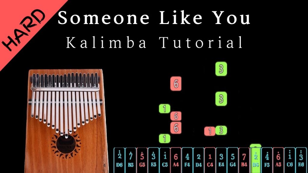 Someone Like You - Adele | Kalimba Tutorial (Hard)