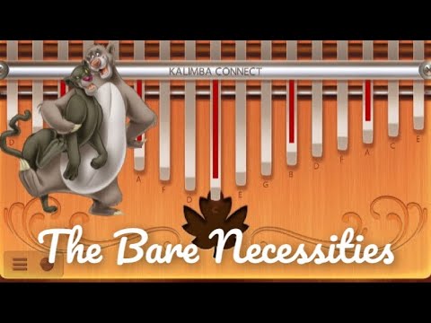 The Bare Necessities - Kalimba Tutorial | Hard