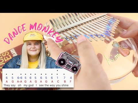 Tones and I - Dance Monkey | Kalimba Cover with Tabs ♡