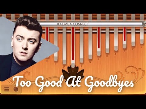 Too Good At Goodbyes - Kalimba Tutorial | Medium
