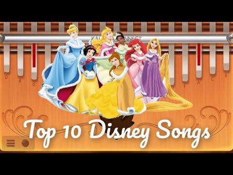 Top 10 Disney Songs - Kalimba Tutorials