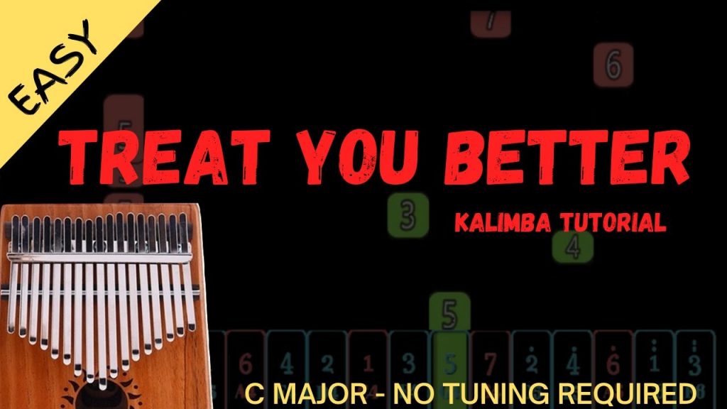 Treat You Better - Shawn Mendes | Kalimba Tutorial (Easy)