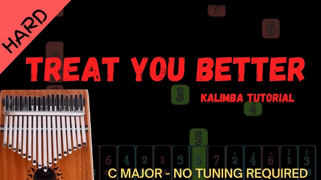 Treat You Better - Shawn Mendes | Kalimba Tutorial (Hard)