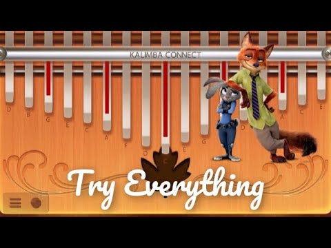 Try Everything - Kalimba Tutorial | Easy