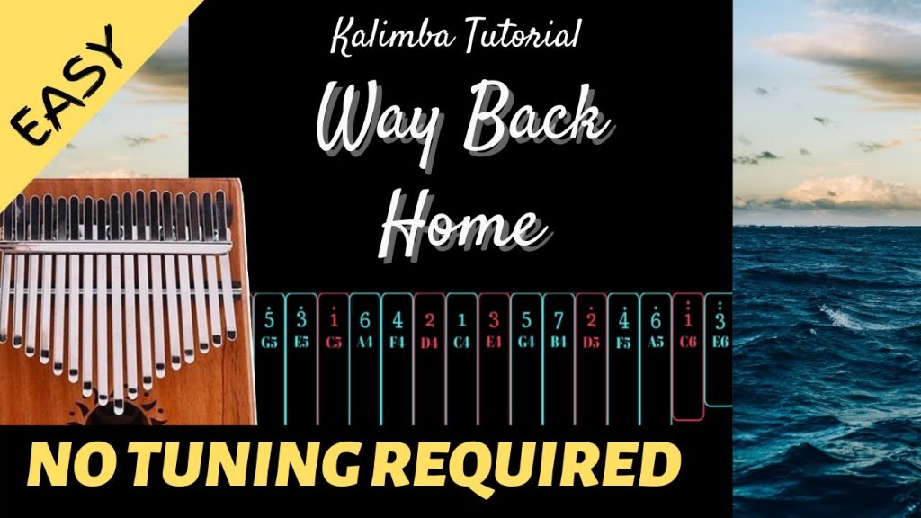 Way Back Home - SHAUN | Kalimba Tutorial (Easy)