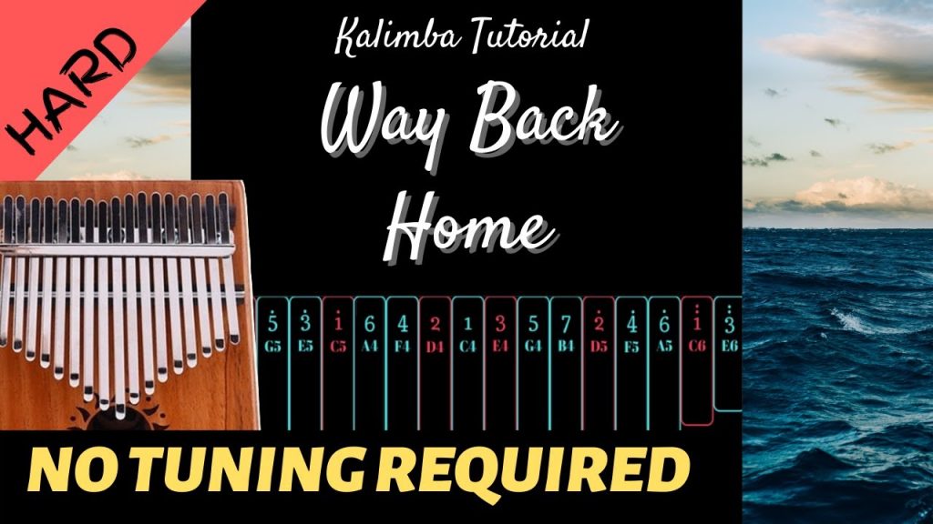 Way Back Home - SHAUN | Kalimba Tutorial (Hard)