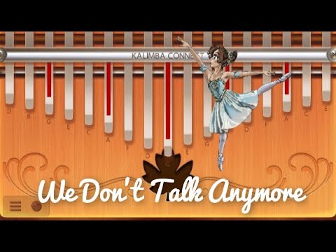 We Don’t Talk Anymore - Kalimba Tutorial | Easy