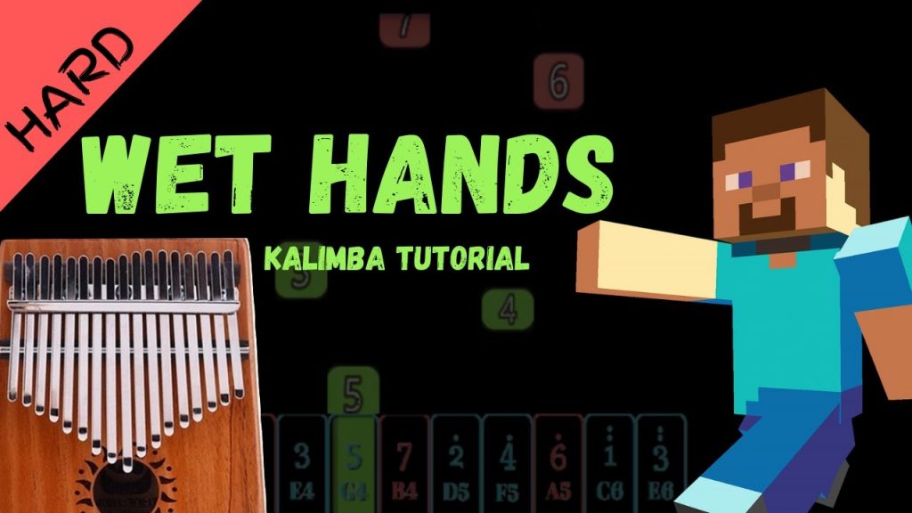 Wet Hands - C418 | Kalimba Tutorial (Hard)