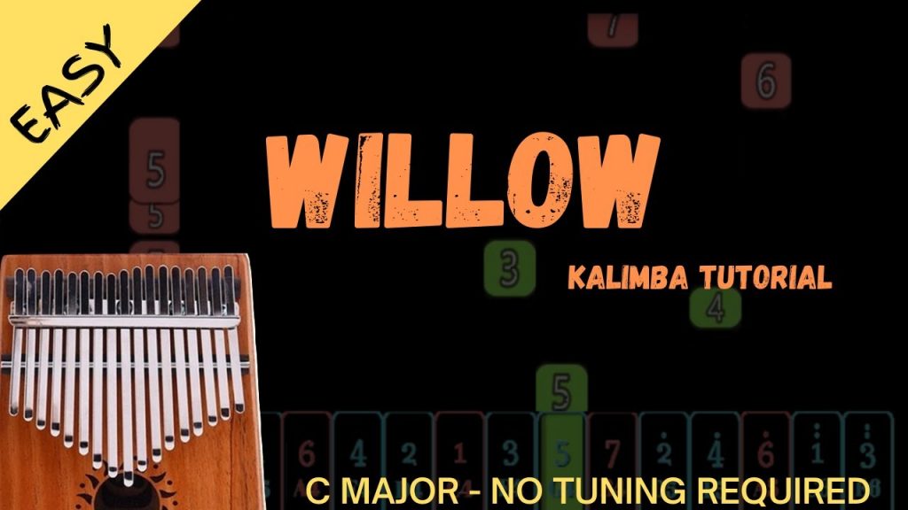 Willow - Taylor Swift | Kalimba Tutorial (Easy)