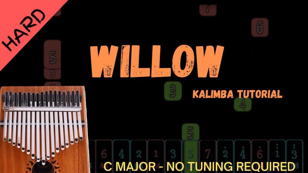 Willow - Taylor Swift | Kalimba Tutorial (Hard)