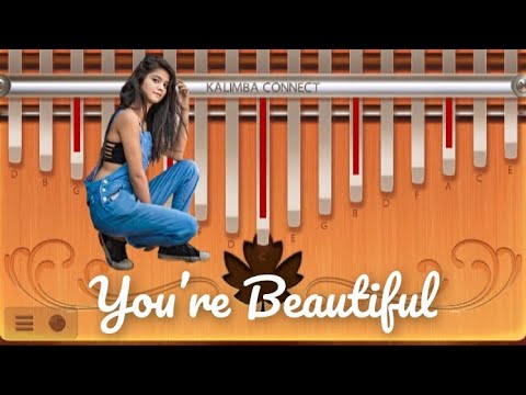 You’re Beautiful - Kalimba Tutorial | Easy