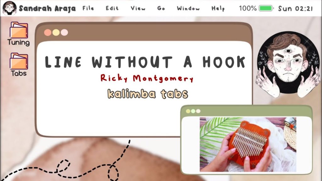 『 Kalimba Tabs 』Ricky Montgomery - Line Without a Hook