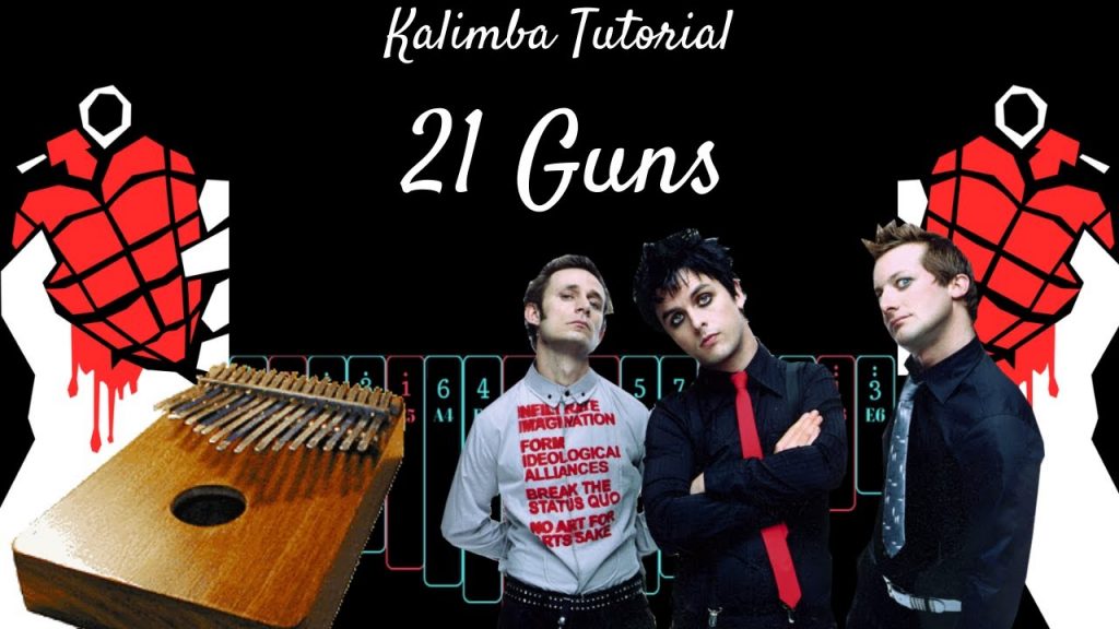 【EASY Kalimba Tutorial】 21 Guns by Green Day