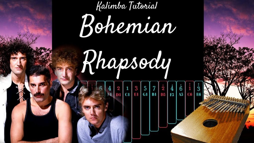 【EASY Kalimba Tutorial】 Bohemian Rhapsody by Queen (Short ver.)