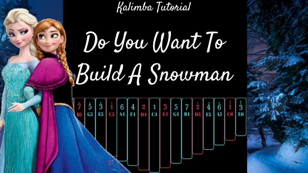 【EASY Kalimba Tutorial】 Do You Want To Build A Snowman from "Frozen"