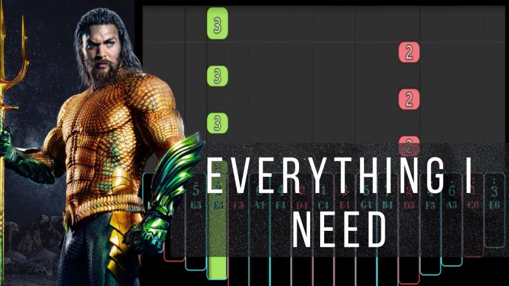 【EASY Kalimba Tutorial】 Everything I Need by Skylar Grey from "Aquaman"
