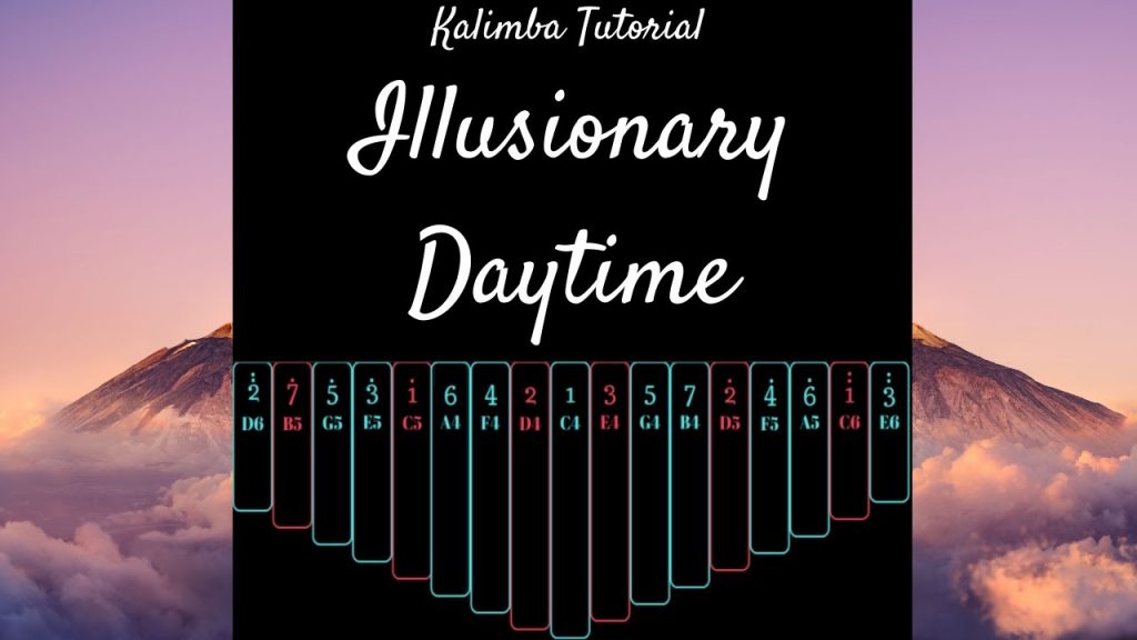 【EASY Kalimba Tutorial】 Illusionary Daytime (幻昼) by Shirfine