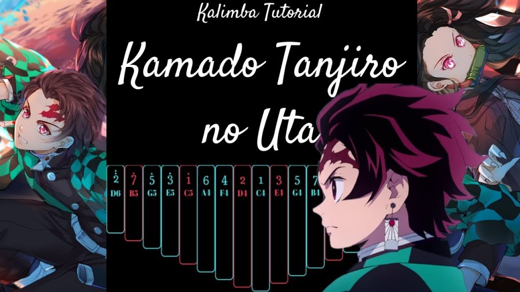 【EASY Kalimba Tutorial】 Kamado Tanjiro No Uta from "Demon Slayer: Kimetsu no Yaiba"