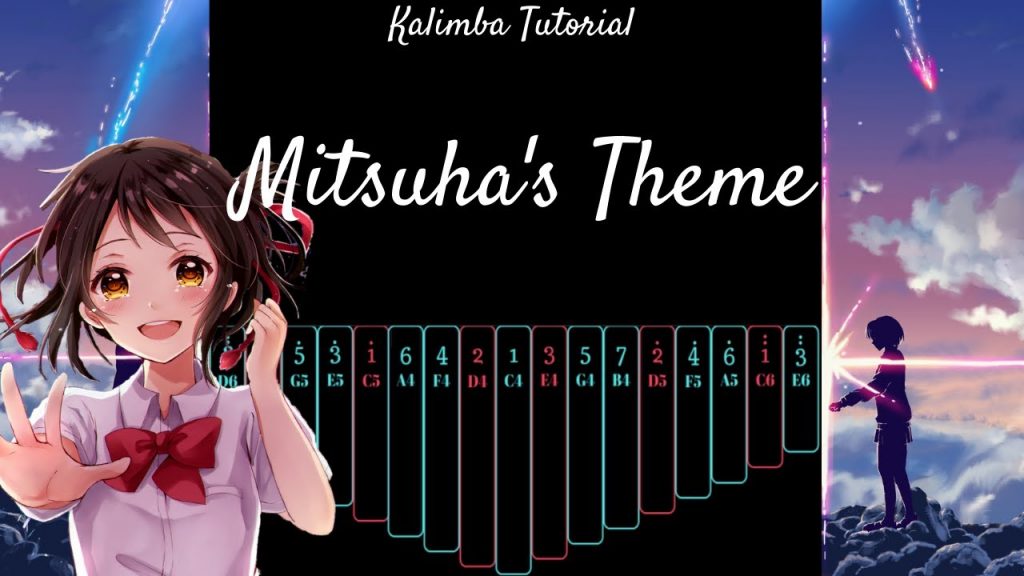 【EASY Kalimba Tutorial】 Mitsuha's Theme from "Your Name/Kimi no Nawa (君の名は)"