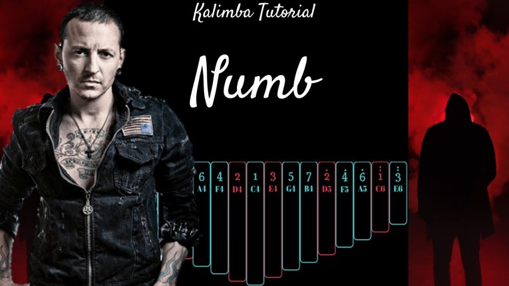 【EASY Kalimba Tutorial】 Numb by Linkin Park