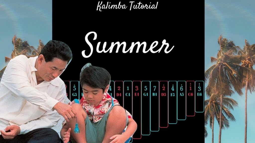 【EASY Kalimba Tutorial】 Summer by Joe Hisaishi from "Kikujiro"