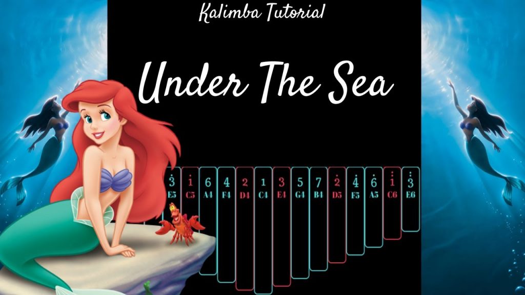 【EASY Kalimba Tutorial】 Under The Sea from The Little Mermaid