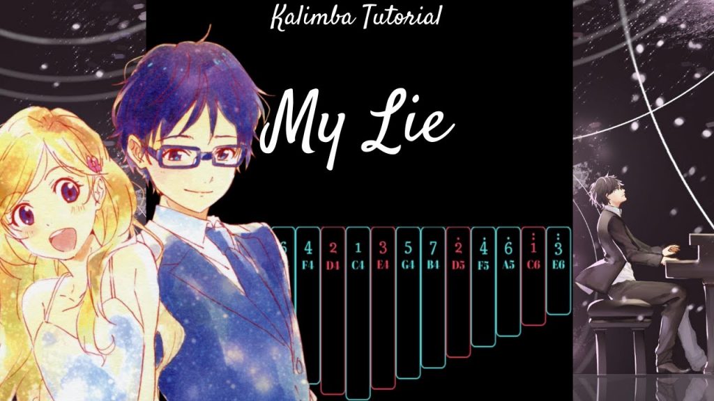 【EASY Kalimba Tutorial】My Lie (Watashi no Uso) from "Your Lie In April"