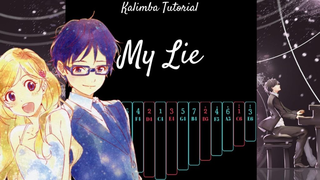 【EASY Kalimba Tutorial】My Lie (Watashi no Uso) from "Your Lie In April"