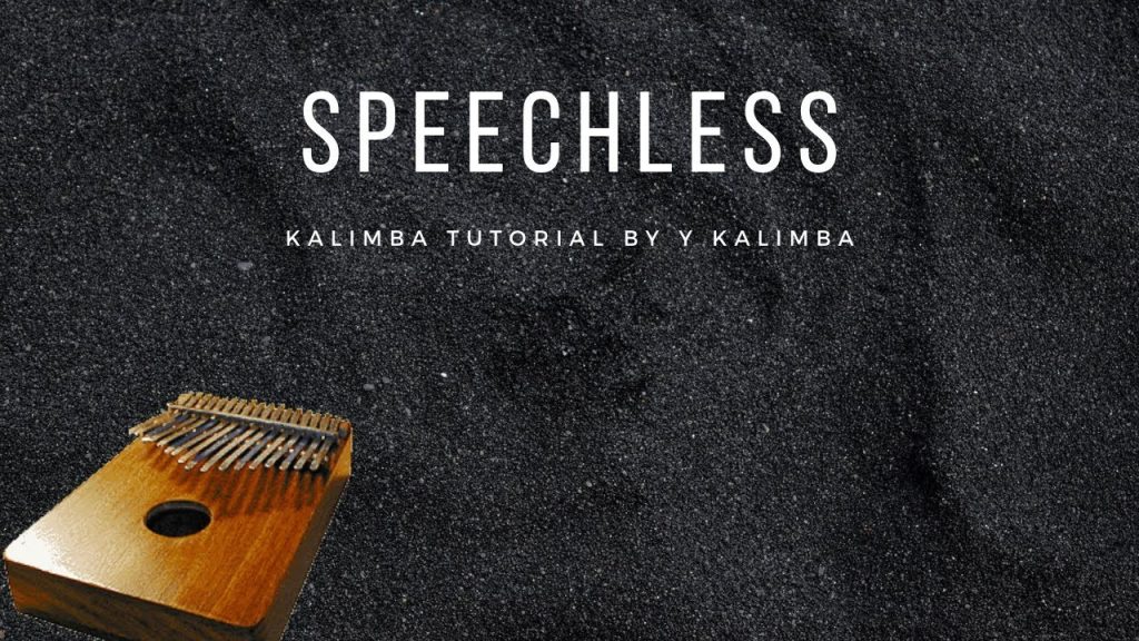 【EASY Kalimba Tutorial】Speechless by Scott Naomi from Aladdin
