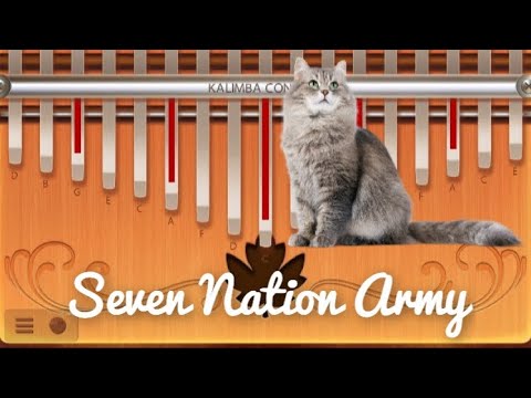 Seven Nation Army - Kalimba Tutorial | Easy