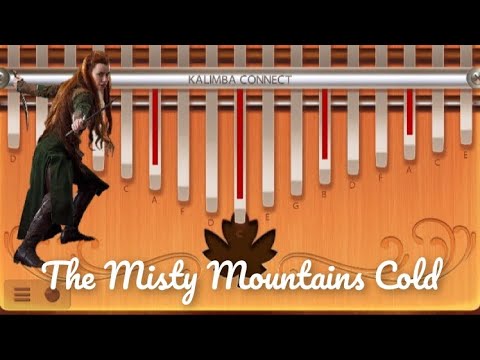 The Misty Mountains Cold - Kalimba Tutorial | Easy