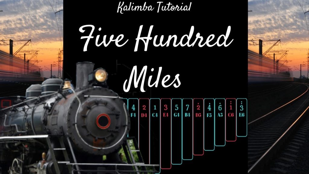 【EASY Kalimba Tutorial】 Five Hundred Miles