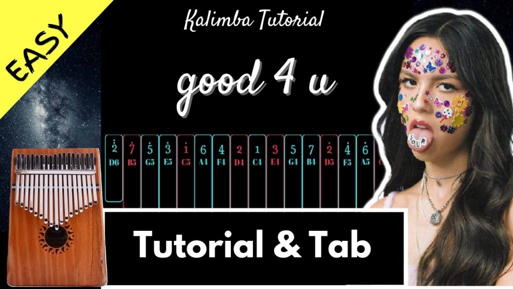 【Easy Kalimba Tutorial & Tab】good 4 u - Olivia Rodrigo