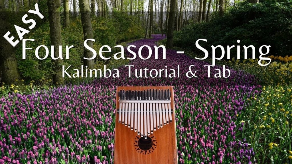【Easy】Four Seasons - Spring - Vivaldi | Kalimba Tutorial & Tab